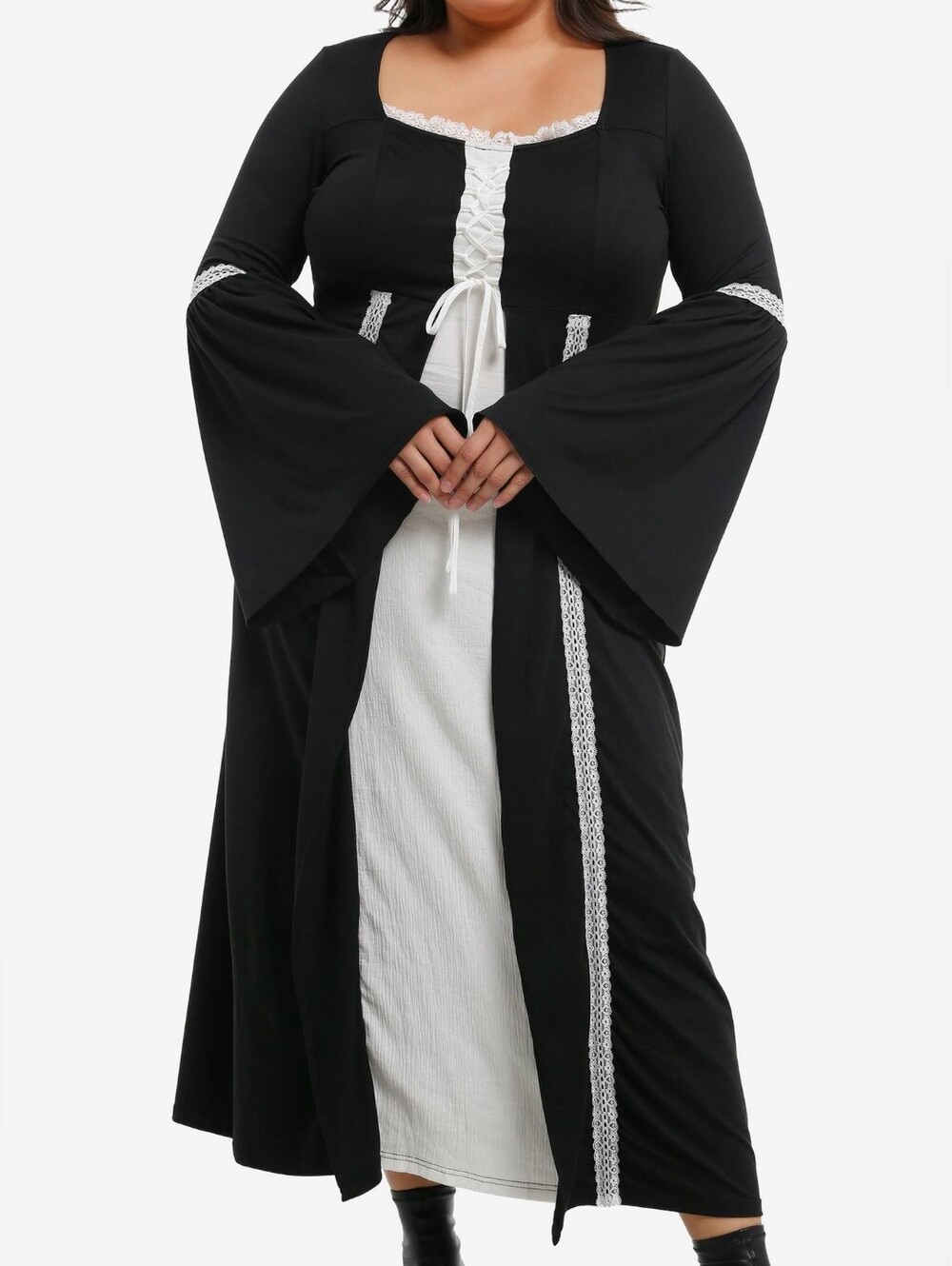Daisy St Women's 12 Bell Sleeve Maxi Renaissance Whimsigoth Dress New